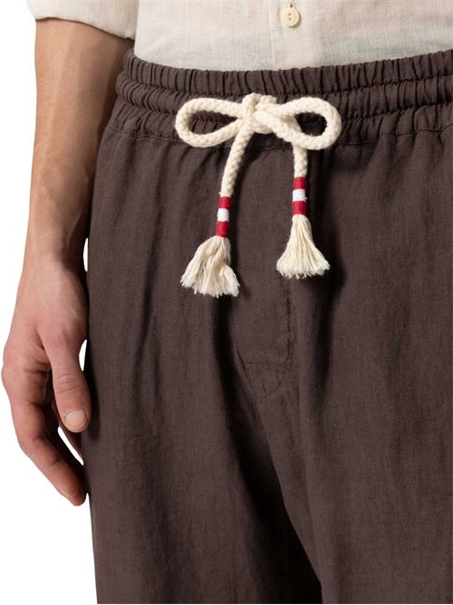 bermuda chinos with side pocket MC2 SAINT BARTH | MARSEILLE-00320HLINE 18 BROWN